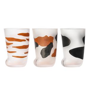 Cat Cup Animal Glass Creative Creative Cat Phulprints Breakfast Milk Copa Café Copa de café