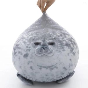Cat Toys Angry Blob Seal Pillow 1Pcs 20-40cm Soft Cute Novelty Sea Lion Plush Stuffed Doll Baby Sleeping Throw Gif