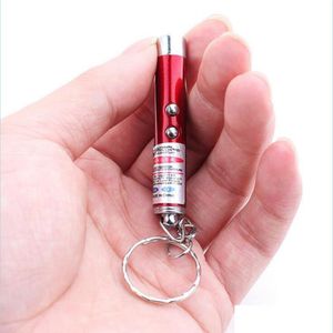 Cat Toys Mini Cat Red Laser Pointer Pen Funny Led Light Pet Toys Llavero 2 In1 Tease Cats Ooa3970 Suministros Drop Delivery 2022 Home G Dhdvf