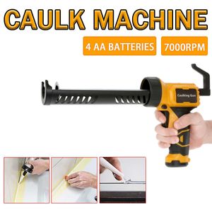 Caulking Gun Wireless Electric Glue Multi-function Handheld Sewing Seams Sealant for AA Battery 7000RPM 221128