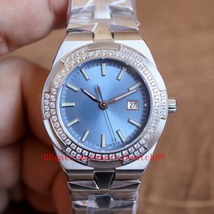 CC Factory Women Watch 33mm ETA Quartz Movement Watch Sapphire Diamond Inclay Dial Strap Platinum