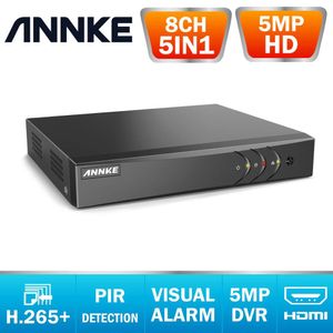 CCTV DVR ANNKE 8CH 5MP Lite 5in1 HD TVI CVI AHD IP Grabador de seguridad H 265 Video Recorde Alerta de correo electrónico Detección de movimiento 230830