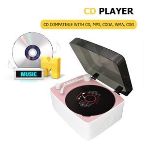 Lecteur CD musique 5V 2A Cd intégré Ser Audio Portable alimenté par batterie Dvd Bluetooth compatible avec télécommande 230829