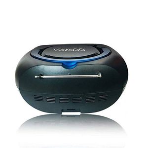 Freeshipping CD Haut-parleur Mini lecteur CD portable Boombox Haut-parleur Bluetooth MP3 USB FM Radio Écouteur sans fil AUX Haut-parleur stéréo Ewadq