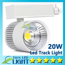 CE RoHS luces LED al por mayor 20W COB Led Track Light Spot lámpara de pared Soptlight Tracking led AC 85-265V iluminación Led envío gratis 5050