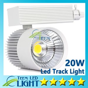 CE RoHS LED lights Wholesale 20W COB Led Track Light Spot Wall Lamp Soptlight Tracking led AC 85-265V Led lighting Free shipping 5050