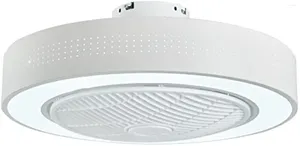 Plafonniers 22 '' ventilateur de montage encastré moderne télécommande dimmable 3 couleurs LED économie d'énergie pour chambre salon cuisine