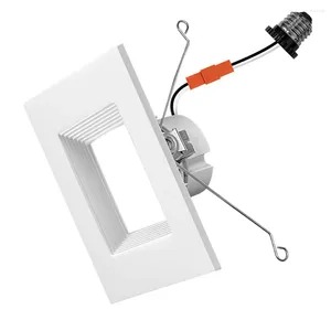 Plafonniers 4 pouces 10 WaETL ES Listé LED Encastré Downlight Carré Rénovation Luminaire Kit Idéal Pour Votre Chambre