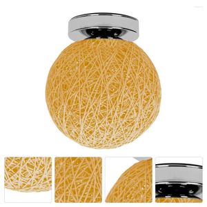 Plafonniers Creative Rotin Ball Night Light Lampe Décorative Sans Source Couloir Étude