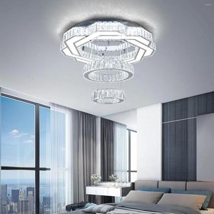 Plafonniers FRIXCHUR Lustre en cristal Pièces LED Lampes à lumière encastrée Lampe moderne pour salon chambre à coucher
