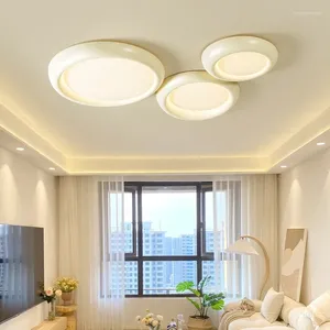 Plafonniers Moderne Plafond Lumière Décorative LED Pour Salon Cube Luminaire Tissu Lampe