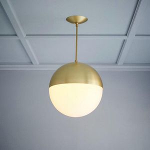 Plafonniers suspendus nordiques lampes à boule de verre noir pour cuisine lampe suspendue salon Globe luminaires WJ620