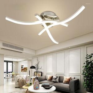 Plafonniers Simple LED Salon Lampe Chaud Blanc Froid Design Moderne Éclairage Chambre Décoration Meubles Salle À Manger