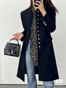 Celi1 nouvelle veste de créateur femme 2023 manteaux de laine de créateur veste d'hiver pour femme veste de style long mode trench-coat femme pardessus cadeau de Noël