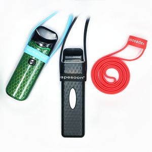 Accessoires de téléphone portable Sangle de lanière universelle en silicone portable pour diamètre 19-25 mm stylo jetable Caliburn TENET A3 G2 G3 novo 2C KIT nord 5