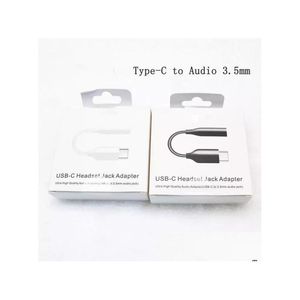 Adaptateurs de téléphone portable Dhs Typec Usbc mâle à 3,5 mm Adaptateur pour écouteurs Aux O Jack femelle pour S23 S22 S21 Note 10 20 Plus Drop Delivery Ph Dhzdk