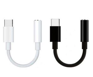 Adaptateurs de téléphone portable Nouveau type C à 3,5 Jack Câble pour écouteurs USB à 3,5 mm Adaptateur de casque AUX pour Huawei mate P20 pro Xiaomi Mix