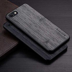 Étui des caisses de téléphone portable pour iPhone SE 3 2 SE3 SE2 Funda Bamboo Wood Pattern Téléphone Couverture de téléphone de luxe pour iPhone SE CASE CAPA D240424