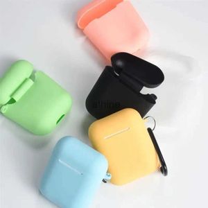 Fundas para teléfonos celulares Funda para auriculares Funda para auriculares Bluetooth de silicona Protector de auriculares inalámbricos Reemplazo para Airpods i9S/i10/i11/i12 YQ240117