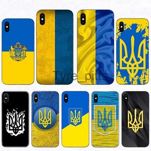 Cas de téléphone portable Drapeau de l'Ukraine Coque de téléphone au design unique pour Iphone 13 12 Mini 11 Pro XS Max Hard Mobile Shell 8 7 Plus 5S 6S X XR 10 SE Couverture x0731
