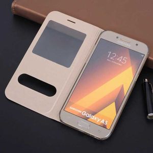 Études de téléphone portable Flip Cover Cuir Téléphone pour Samsung Galaxy A3 A5 2017 A7 A 3 5 7 SM A320 A520 A520F A720 A720F SM-A320F SM-A520F SM-A720F 240423