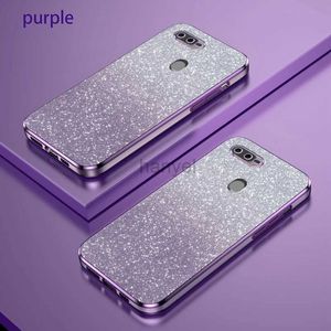 Étuis de téléphone portable pour OPPO F9 Pro Case Oppo F7 oppo A7 AX7 A5S A3S A5 A7X A12 luxe dégradé paillettes placage Silicone couverture arrière Funda 2442