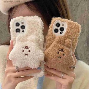 Cas de téléphone portable Hot pour iPhone 13 12 Pro 11 Pro Max X XS Max XR 7 8 Plus Soft Shell Cute Cartoon Monster Peluche Mobile Luxury Phone Cases Q231021