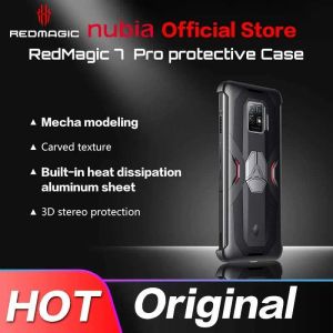 Coques de téléphone portable Etui de protection d'origine Nubia pour RedMagic 7 7S Coque thermique Housse antichoc Red Magic 6R 7 6S tectiveCase W221014