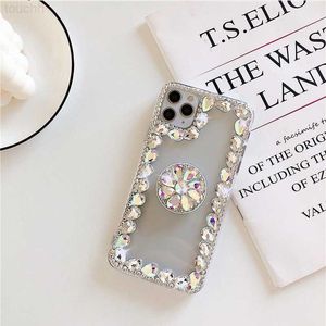 Étuis de téléphone portable Coque de téléphone diamant brillant pour Huawei 9x Pro P Smart 2021 P50 P40 Lite P30 P20 Honor 30 20i couverture souple avec bordure en strass éblouissante L230731