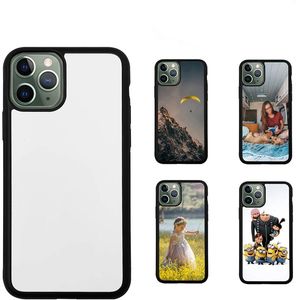 Étuis de téléphone portable Sublimation Blanks Phone Cases Covers Blank Printable DIY Soft Rubber Protective Antichoc Slim Antidérapant Case pour iPhone 15 14 13 12 Pro Max e