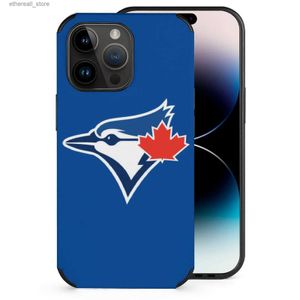 Cajas del teléfono celular Toronto-City Shell del teléfono móvil para iPhone 14 13 11 12 Pro Max Mini XR 7 8 Plus Funda de piel de fibra Béisbol Jr Vladimir Guerrero Q231021