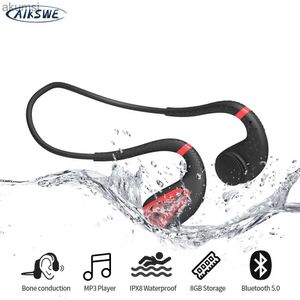 AIKSWE – écouteurs Bluetooth à Conduction osseuse, 8 go, lecteur de musique MP3 sous-marin, son HD, casque de sport, pour la natation et la plongée, YQ240304