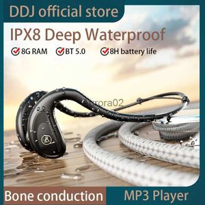 Écouteurs de téléphone portable Casque de conduction osseuse Écouteur étanche sans fil Bluetooth Casque de natation avec lecteur MP3 8G pour YQ240219