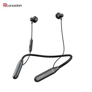 Écouteurs pour téléphones portables Les nouveaux écouteurs Bluetooth BS05 de Lanston pour la manipulation du cou pour l'écoute de musique sportive, écouteurs Bluetooth ultra longue portée à moitié intra-auriculaires 82HR