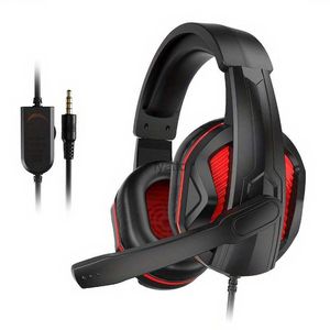 Écouteurs de téléphone portable Casque de jeu filaire avec microphone pour ordinateur PS4 PS5 Xbox Bass Stéréo PC Haute qualité sonore Net Learning HeadphoneH240311