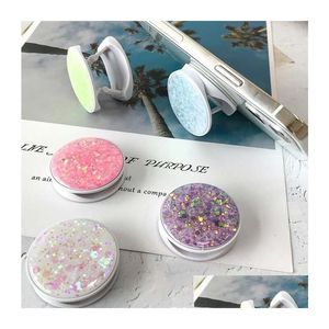 Supports de téléphone portable Supports Glitter Bling Titulaire Cas Mount Grip Stand Sockets Tablettes Pour Xr Xs Livraison Directe Téléphones Accessoires Dh5D9