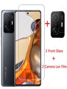 Protégeurs d'écran de téléphone portable pour Xiaomi 11t Pro Glass Temperred Glass MI 11X 10T 11 Lite Front Protector Camera Len Film8253477