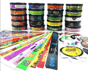 Pegatizas Pegatizas de las pieles de celda Para 3.5 frasco de vidrio de vidrio de plástico CALI Jargle Jungle Boy Runtz Glue original 3.5G Empaque STIC DR OTET4