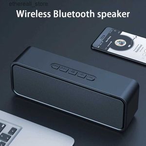 Haut-parleurs de téléphone portable Hot S11 Bluetooth haut-parleur lecteur de musique stéréo USB TF carte maison sports de plein air portable téléphone portable subwoofer double haut-parleurs Q231117