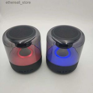 Altavoces para teléfonos móviles Altavoces estéreo inalámbricos portátiles Altavoz Bluetooth Caja de sonido Subwoofer de graves ricos Espectáculo de luz LED Tarjeta USB TF Altavoz Radio Q231021