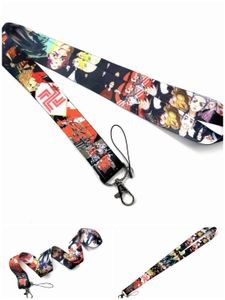 STACHES DE TÉLÉPHONIQUE CHEMPS 30PCS CRIM CASSIQUE ANIME Japonais Anime Tokyo Revengers Lanyard For Keys Neck Id Holder Keychain Key Helder Accessoires