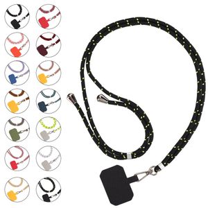 Cell Phone Straps Charms Universal Crossbody Patch Phone Lanyards Mobile Phone Strap Lanyard Nylon Soft Rope Cell Phone Hanging Cord Holder 230831