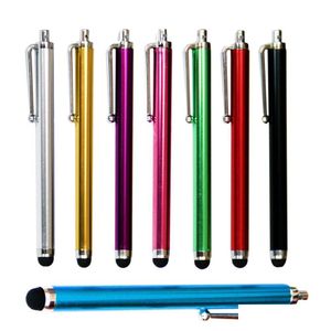 Teléfono celular Stylus Pens Guantes 9.0 Touch Sn Pen 500Pcs Metal capacitivo para Tablet Pc 10 colores Fedex Dhs Drop Delivery Phones Acces Dhhji