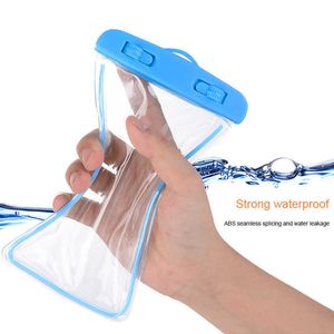 Boîtiers de téléphones portables Noctilucent Sacs imperméables PVC Sac de protection pour téléphone portable Étui pour plongée Sports de natation pour iPhone 6 7/6 7