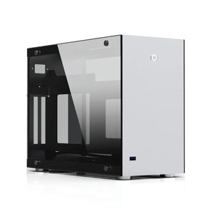 CEMO A4 Aleación de aluminio Vidrio templado ITX Caja de computadora Mini