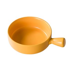 Caquelon suizo de cerámica Fondue Pot Queso Herramientas Appenzell Chili Cebolla Cuenco de sopa con mango Multi colores