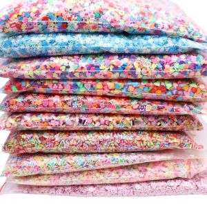 Céramiques 500G 3D 5 mm Fleur Fleur Snowfake Polymer Argile Slices Sprinkles Mélangez Color Hot Argile DIY Nail Art Decor Slime Artisanat à la main Supplies