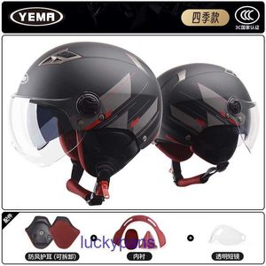 Certification Norme nationale AGV3C AGV voiture électrique nouveau casque femme hiver moitié mâle moto sécurité toutes saisons TQGL