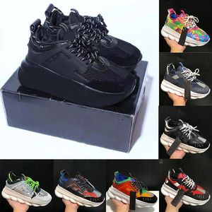 Réaction en chaîne Femmes hommes Designer Chaussures décontractées Luxury Brand Platforms Sneakers en caoutchouc Chaussures de course de haute qualité Cherry Bluette Fashion Sports Trainers 36-45