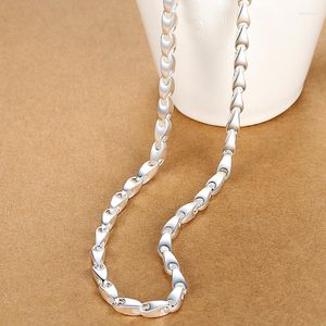 Cadenas 999 pies de plata collar de plata esterlina cadena encantadora personalidad larga gruesa moda hip hop